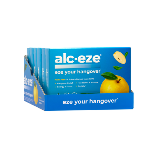 Alc-Eze Eze Your Hangover Two Doses 6 Tablets [Bulk Buy 6 Boxes] 