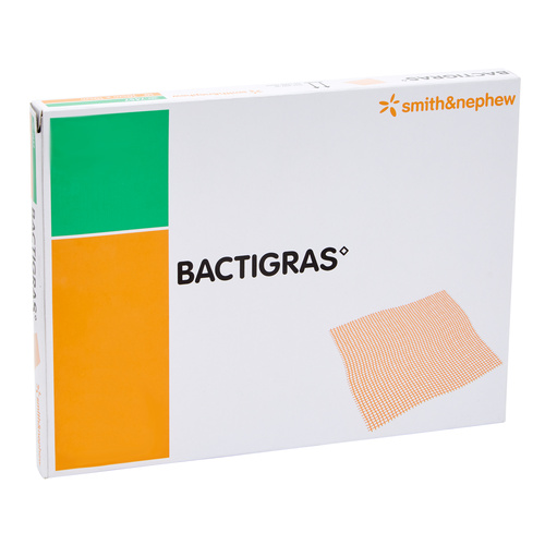 Bactigras Antiseptic Dressing 10 x 10cm 10 Pack