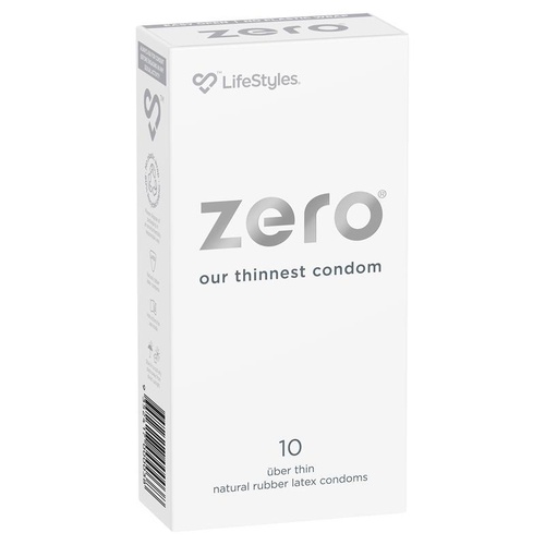 LifeStyles Condom Zero Large 10 Pack