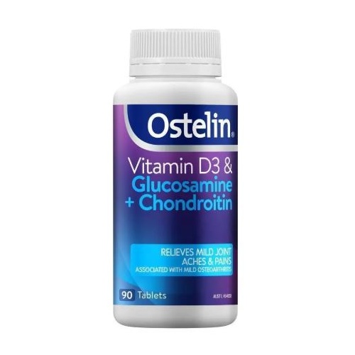Ostelin Vitamin D & Glucosamine + Chondroitin Tablets 90 Pack
