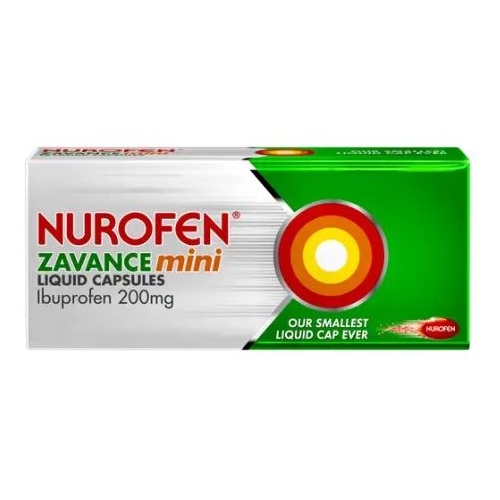 Nurofen Zavance Mini Liquid 64 Capsules
