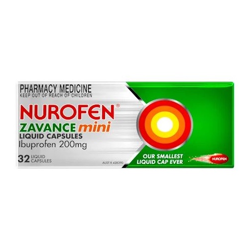 Nurofen Zavance 32 Mini Liquid Capsules 