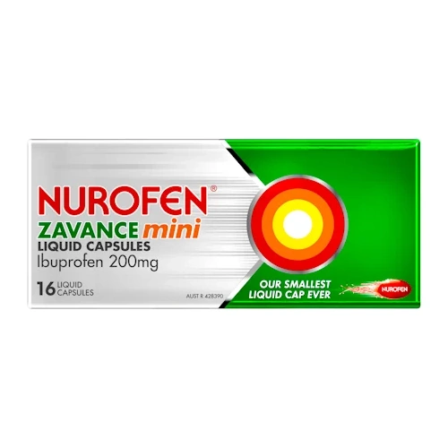 Nurofen Zavance Mini 16 Liquid Capsules