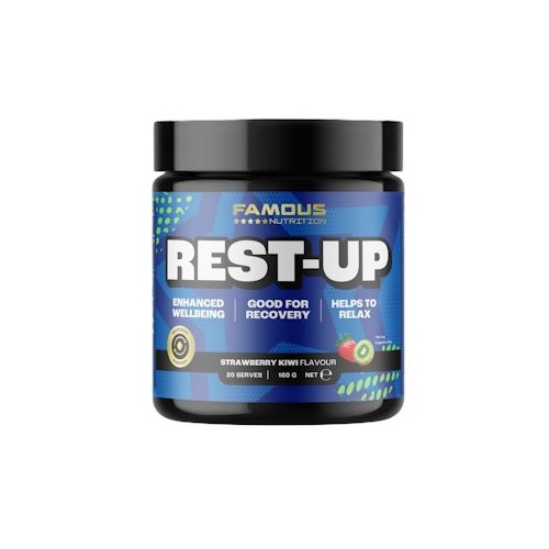 Famous Nutrition Rest-Up Powder Strawberry Kiwi 160g