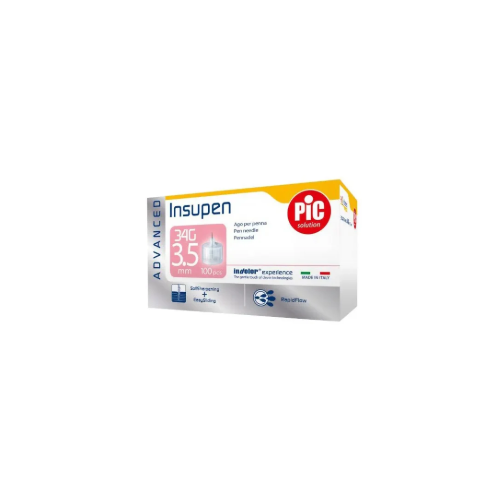 Insupen Advance Pen Needles 34g 3.5mm Box of 100