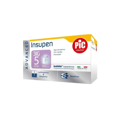 Insupen Advance Pen Needles 31g 5mm Box of 100