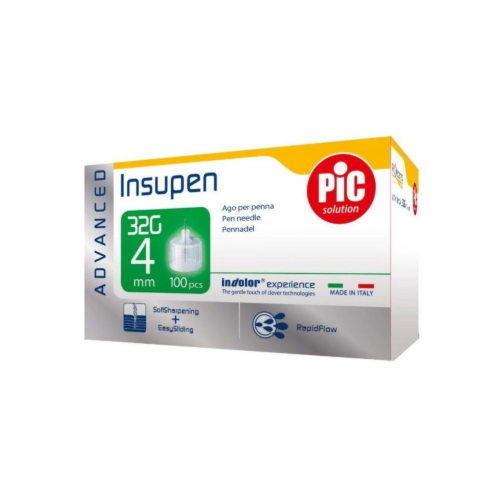 Insupen Advance Pen Needles 32g 4mm Box of 100
