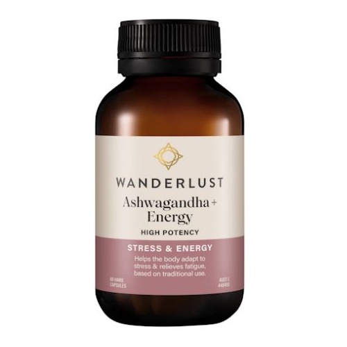 Wanderlust Ashwagandha + Energy 60 Capsules