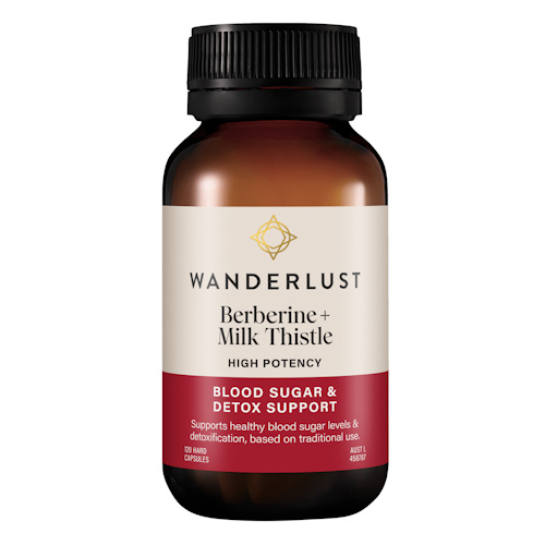 Wanderlust Berberine + Milk Thistle 120 Capsules