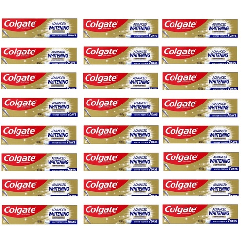 Colgate Toothpaste Advanced Whitening & Tartar 40g [Bulk Buy 24 Units]