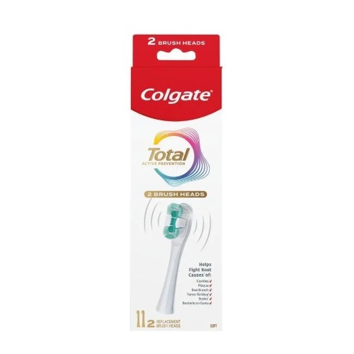 Colgate Power Toothbrush Total Refill 2Pk