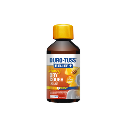 Duro-Tuss Relief+ Honey Dry Cough Liquid 200ml