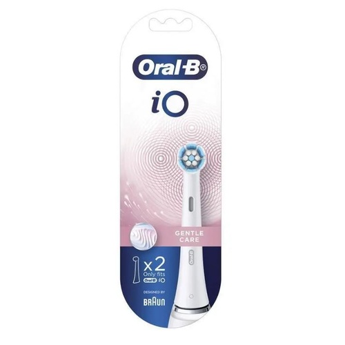 Oral-B iO Gentle Care Replacement Brush Heads White 2 pack