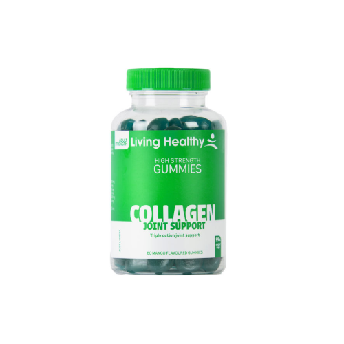 Living Healthy High Strength Gummies Collagen Joint Support 60 Pastilles (99% Sugar Free)