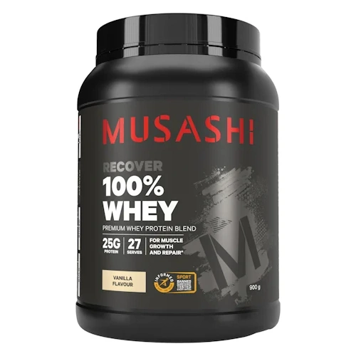 Musashi 100% Whey Protein Powder Vanilla 900g