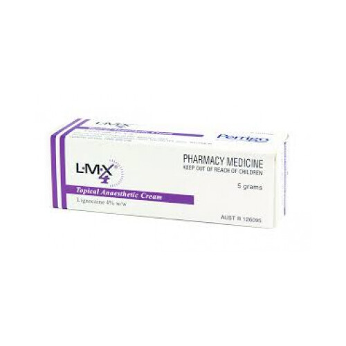 LMX4 4% Lignocaine Tube 5g [Bulk Buy 12 Units] (S2)