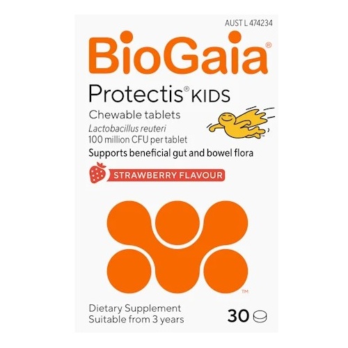 BioGaia Protectis Kids Strawberry 30 Chewable Tablets 