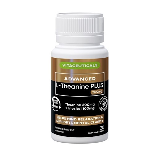 Vitaceuticals Advanced L-Theanine Plus 30 Capsules