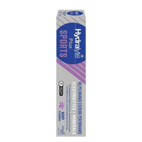 Hydralyte Plus Sport Effervescent Berry 20 Tablets