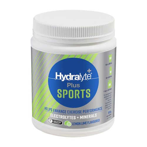 Hydralyte Plus Sport Lemon Lime Powder 900g