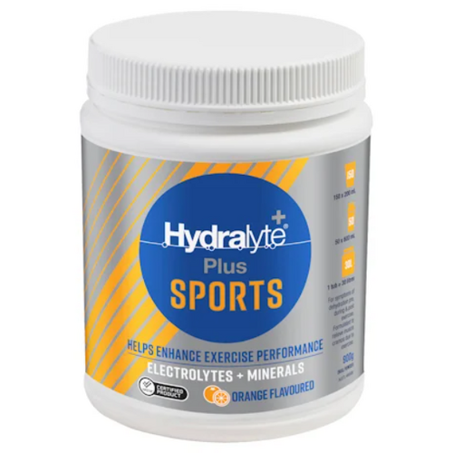 Hydralyte Plus Sports Orange Flavoured Powder 900g