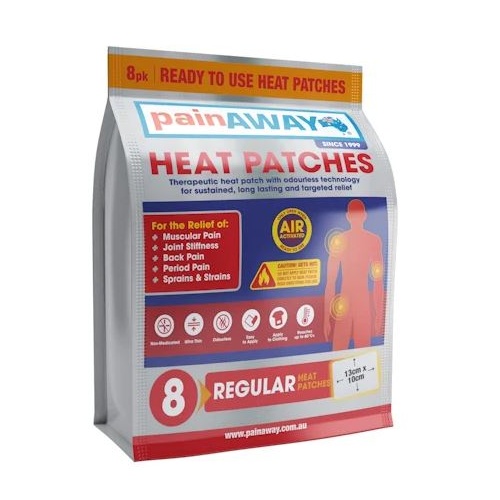 PainAway Heat Patches Regular 8 Pack