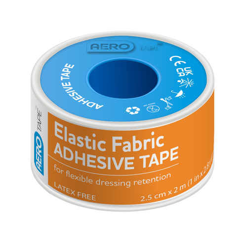 AEROTAPE Elastic Fabric Adhesive Tape 2.5cm x2m