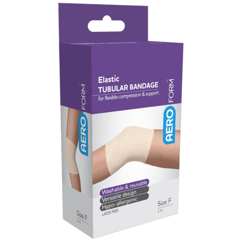 AeroForm Size F Large Legs Elastic Tubular Bandage 10cm x 1m