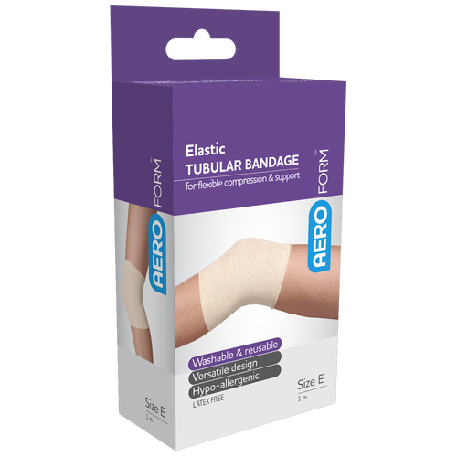 AeroForm Size E Adult Legs Elastic Tubular Bandage 8.75cm x 1m