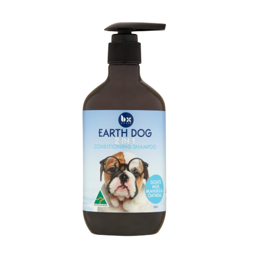 BX Earth Dog 2in1 Conditioning Shampoo Goatsmilk and Oatmeal Soothing 500ml