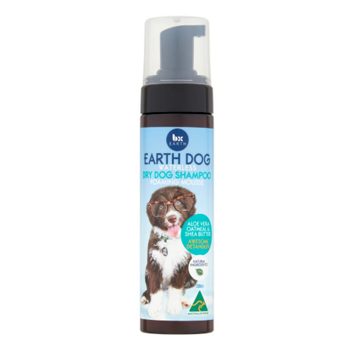 BX Earth Dog Natural Waterless Dry Dog Shampoo Foaming Mousse 200ml