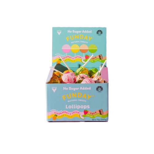 Funday Lollipops 11g - Box of 50