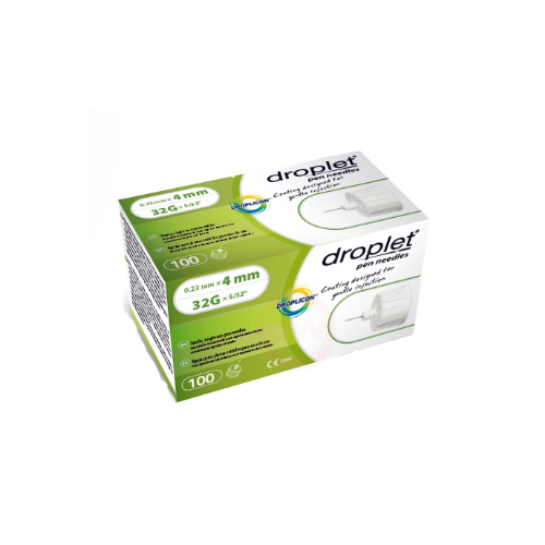 Droplet Pen Needle 32G 4mm Box of 100
