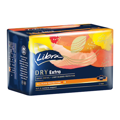 Libra Pad Extra Dry Wing 12 Pack x6