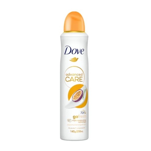 Dove Antiperspirant Advanced Care Passionfruit Lemongrass 250ml