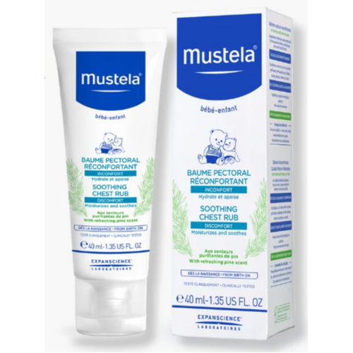 Mustela Soothing Chest Rub 40ml