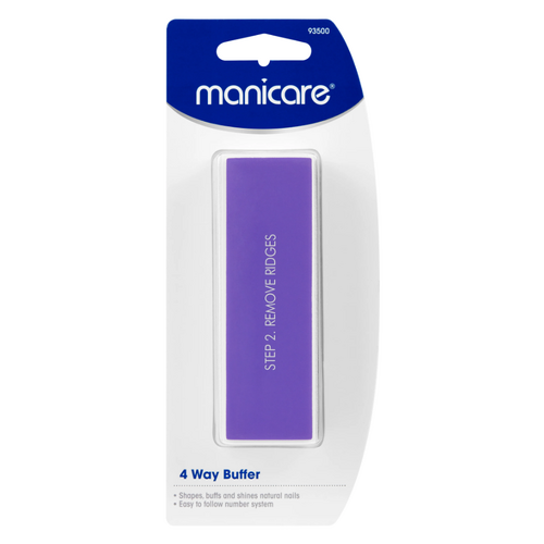 Manicare Buffer Nail Block 4 Way x3