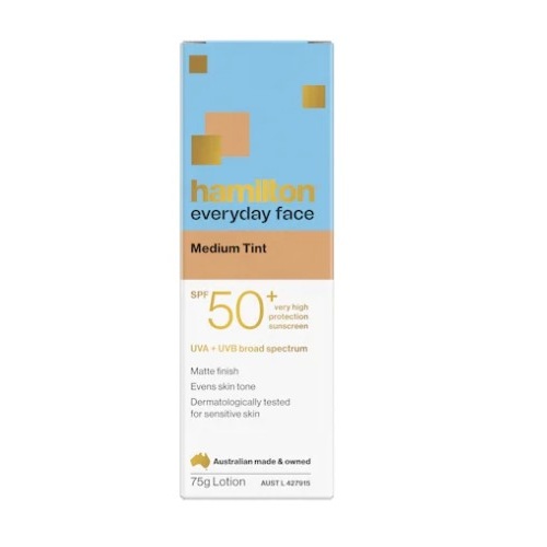 Hamilton Sun Everyday Face Medium Tint SPF50+ 75g