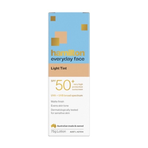 Hamilton Sun Everyday Face Light Tint SPF50+ 75g