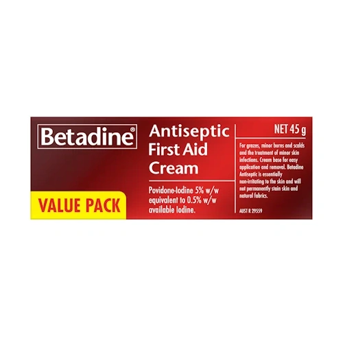 Betadine Antiseptic First Aid Cream 45g