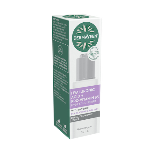 DermaVeen Hyaluronic Acid and Pro-Vitamin B5 Serum 30ml