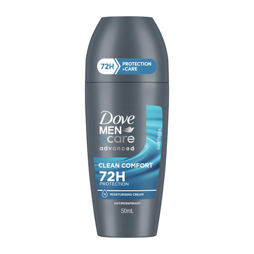 Dove Roll-On Men's Deodorant 72 Hour Clean Comfort 50ml