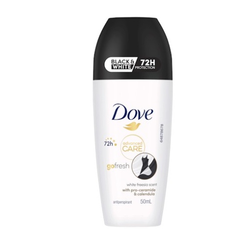 Dove Roll On Women's Advanced Care Black & White 50ml