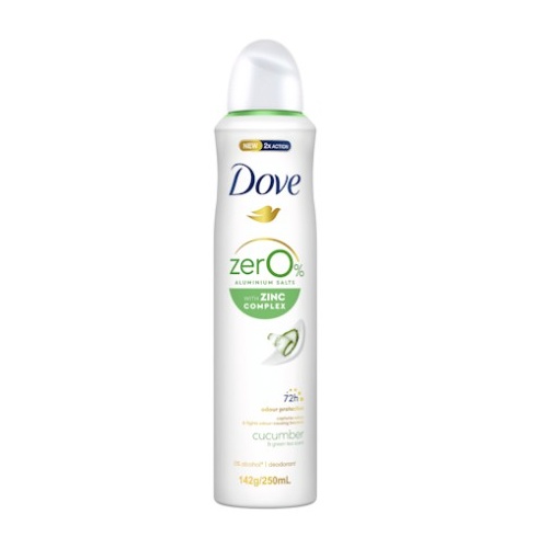 Dove Women Deodorant Cucumber Zero % Aluminum 250ml