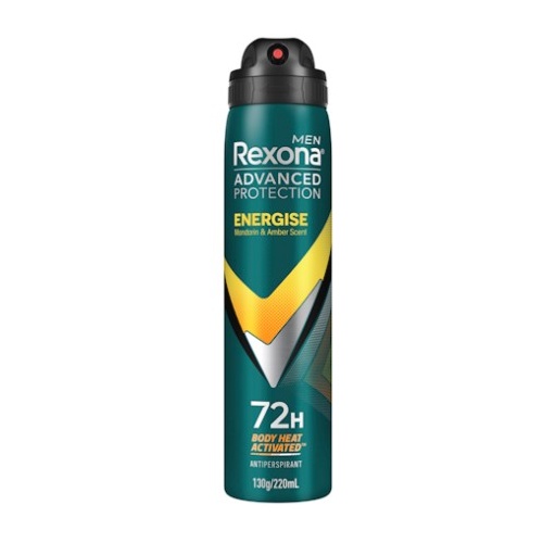 Rexona Men Deodorant 72hr Advanced Protection Energise 220ml