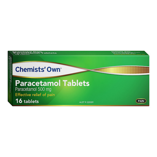 Chemists' Own Paracetamol 500mg 16 Tablets