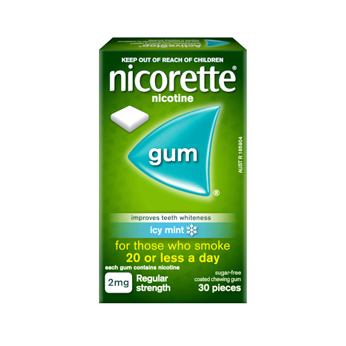 Nicorette Gum Icy Mint 2mg 30