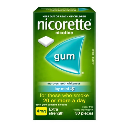 Nicorette Gum Icy Mint 4mg 30