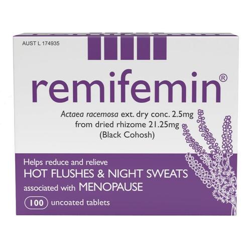 Remifemin Menopause Symptom Relief 100 Tablets 