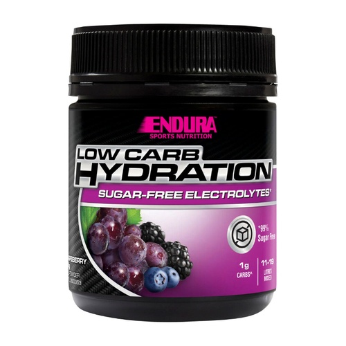 Endura Low Carb Hydration Grapeberry Powder 128g 
